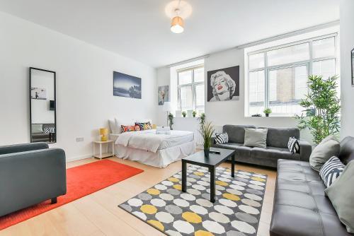 Wonderful Studio Flat In Camden Town-for 3 People, Kentish Town, 