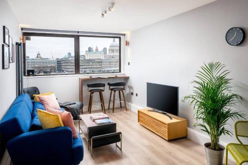 Stunning 2-bedroom Flat With Riverview In Bankside, Blackfriars, 