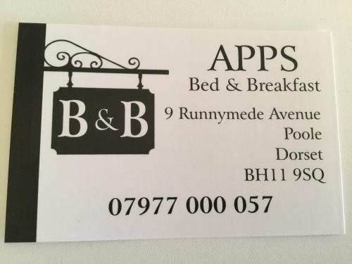 Apps B&b, Longham, 