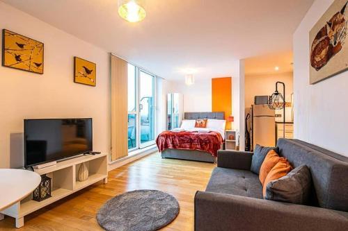 Sheffield Central Stylish Studio Apartment, Sheffield, 