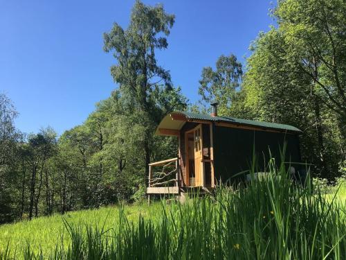 Cosy Woodland Off Grid Shepherds Hut - Hazel, New Galloway, 