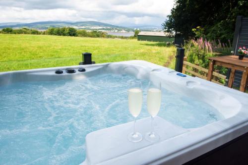 Luxurious Super-king Lodge With Hot Tub, Langbank, 