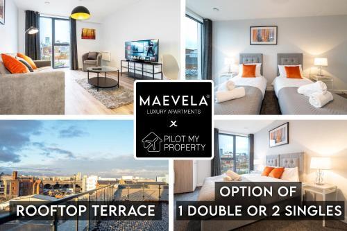 New Build City Centre Apartment - Option Of 1 Double Or 2 Single Beds - Roof Top Terrace - Digbe, Birmingham, 