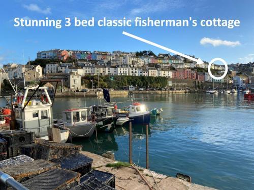 The Seadog, Traditional Fisherman's Cottage With Beach Hut On Broadsands Beach, Brixham, 