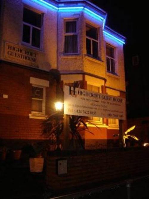 Highcroft Guest House, Coventry, 